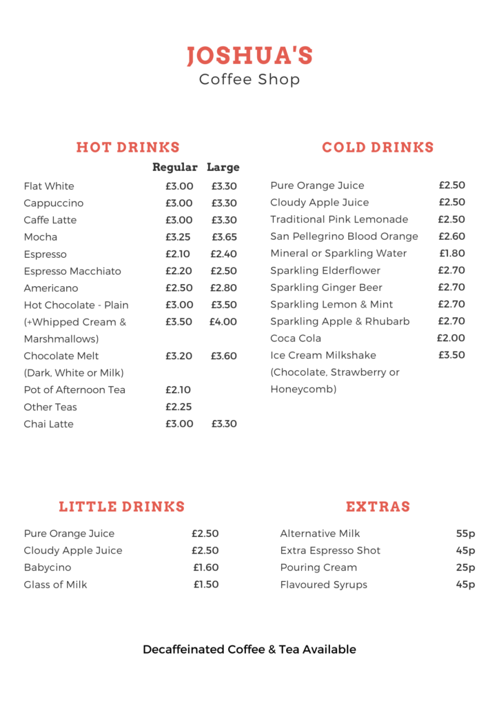Menu Page